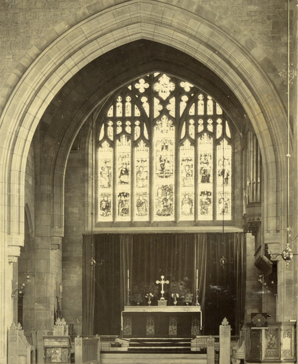 Tu fewn Eglwys St Ioan, Abermaw 1895